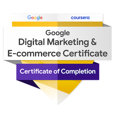 Click Here to Learn More about the Google E-commerce Certificate